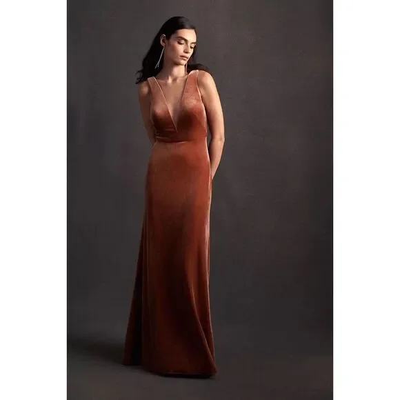 jenny yoo logan bridesmaid dress Jenny Yoo Bridesmaid Dress Kora Navy main image 0